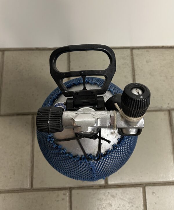 Gebruikte Fles 15L 200 Bar Enkel (Nieuw gekeurd!) - Afbeelding 2
