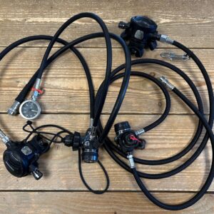 Apeks XTX200 Thungsten Dubbelset met 5e poort
